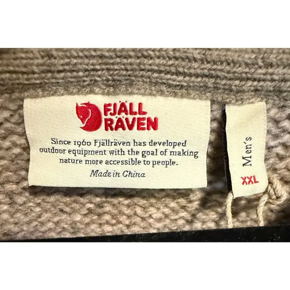 NWT Fjallraven Men's Lada Sweater - Size XXL